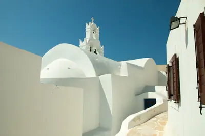 Chora of Anafi. Cyclades